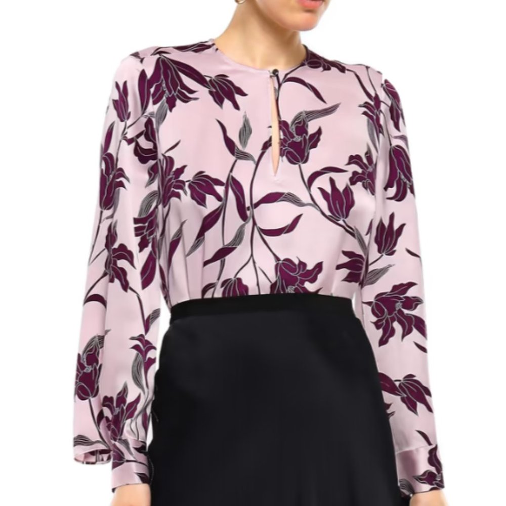 Equipment Delainey Floral Silk Blouse (NWT)